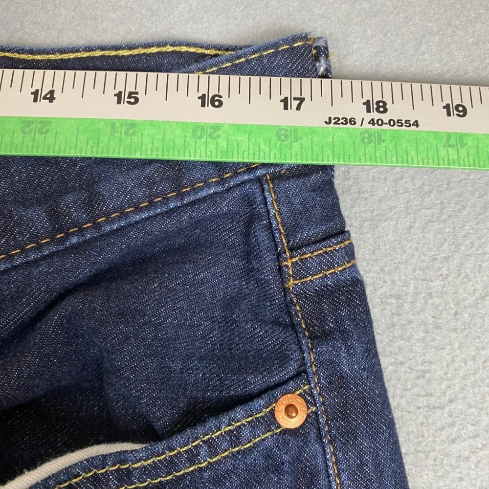 Levis‎ 514 Straight Fit Dark Wash Denim Jeans Mens 36 Blue